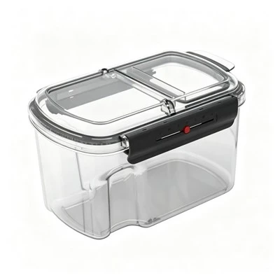 Clip 1650ml-Bin Storio Bwyd â Chaead